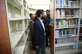 بازدید دبیرکل نهاد از کتابخانه مرکزی یاسوج