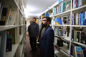 بازدید دبیرکل نهاد از کتابخانه مرکزی یاسوج
