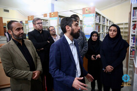 بازدید دبیرکل نهاد از کتابخانه مرکزی یاسوج