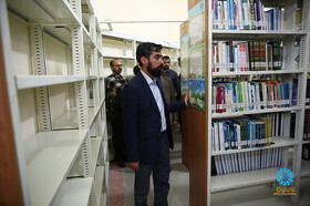 بازدید دبیرکل نهاد از کتابخانه مرکزی یاسوج
