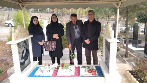 مراسم غبارروبی از مزار شهداء و تجدید پیمان با آرمانهای امام راحل(ره) در آذربایجانغربی