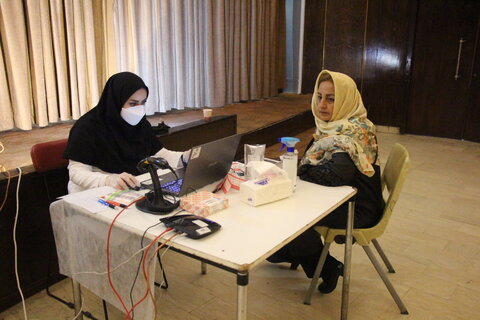 اهدای خون توسط جمعی از کارکنان و کتابداران کتابخانههای عمومی تهران