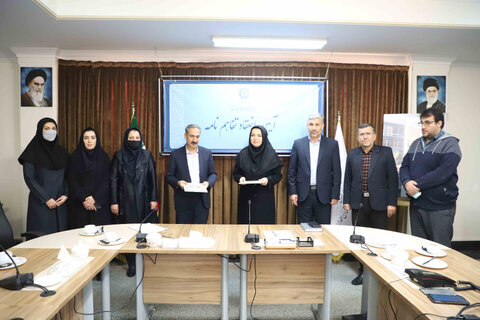 امضای تفاهمنامه همکاری اداره کل کتابخانههای عمومی با اداره کل منابع طبیعی و آبخیزداری استان همدان