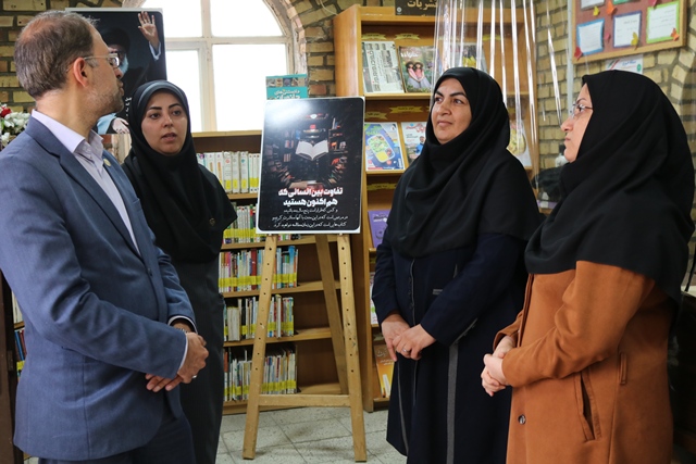 بازدید مدیرکل کتابخانههای عمومی سمنان از ۶ کتابخانه عمومی در شهرستان دامغان