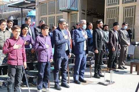 افتتاح پنجمین پیشخان خدمات کتابخانهای استان چهارمحال و بختیاری در شهرستان سامان