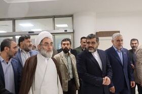 بازدید وزیر فرهنگ و ارشاد اسلامی، دبیرکل نهاد کتابخانه‌های عمومی کشور و مسئولین استانی از کتابخانه مرکزی رشت