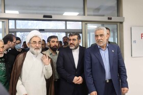 بازدید وزیر فرهنگ و ارشاد اسلامی، دبیرکل نهاد کتابخانه‌های عمومی کشور و مسئولین استانی از کتابخانه مرکزی رشت