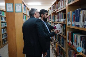 بازدید دبیرکل نهاد از کتابخانه عمومی مهدی آذر یزدی