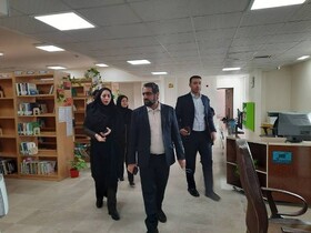 بازدید از کتابخانه سردار شهید حاج قاسم سلیمانی شهر ایلام