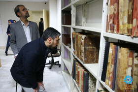 بازدید دبیرکل نهاد از کتابخانه مرکزی سمنان