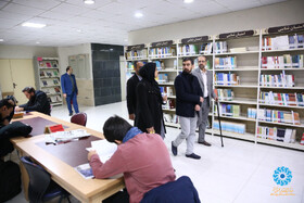 بازدید دبیرکل نهاد از کتابخانه مرکزی سمنان