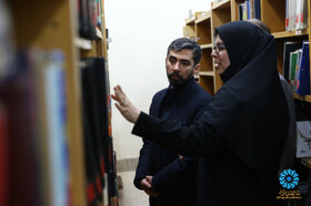 بازدید دبیرکل نهاد از کتابخانه امام خمینی (ره) در سفر به استان سمنان