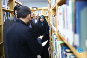 بازدید دبیرکل نهاد از کتابخانه ایوانکی استان سمنان