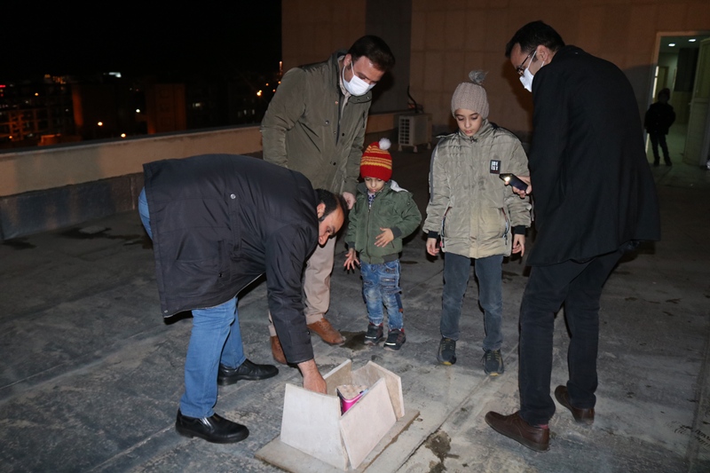 بانگ «اللهاکبر» بر فراز کتابخانه مرکزی شهر سمنان طنینانداز شد