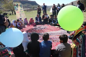 جشنواره «طعم کتاب با عشایر» در روستای دیونی شهرستان دزفول