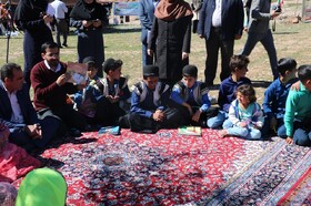 جشنواره «طعم کتاب با عشایر» در روستای دیونی شهرستان دزفول