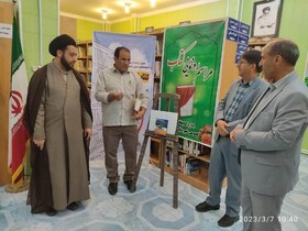 برنامه کتابخانه گردی در کتابخانه امیر کبیر آبدانان با مسئولین ادارات، مردم و دانش آموزان مدارس و اجرای برنامه های فرهنگی