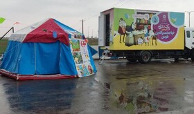 ارائه خدمات کتابخانه‌ای در ایام نوروز به همت کتابخانه‌های عمومی خراسان رضوی در ایستگاه های استقبال از زائران نوروزی