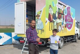 ارائه خدمات کتابخانه‌ای در ایام نوروز به همت کتابخانه‌های عمومی خراسان رضوی در ایستگاه های استقبال از زائران نوروزی