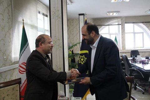 امضای تفاهم نامه همکاری با اداره کل ورزش و جوانان و صداوسیمای استان مرکزی