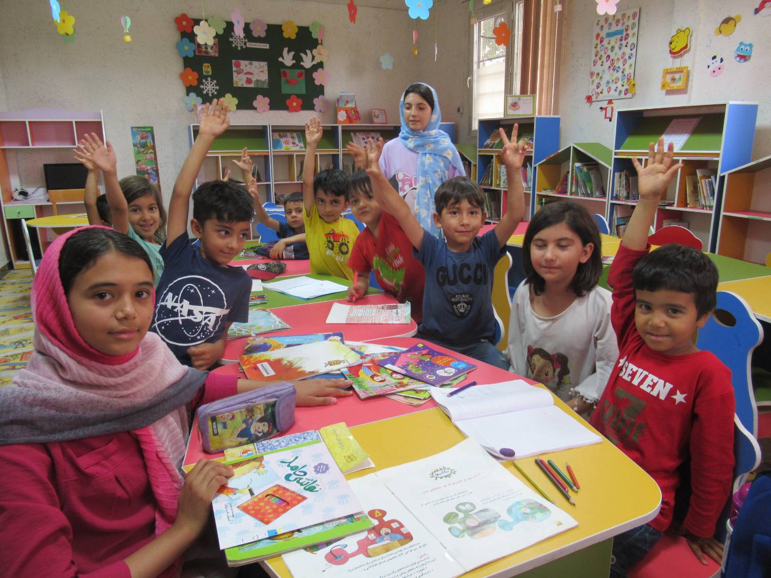 کتابخانه ایدهآل خانه دوم بچهها است