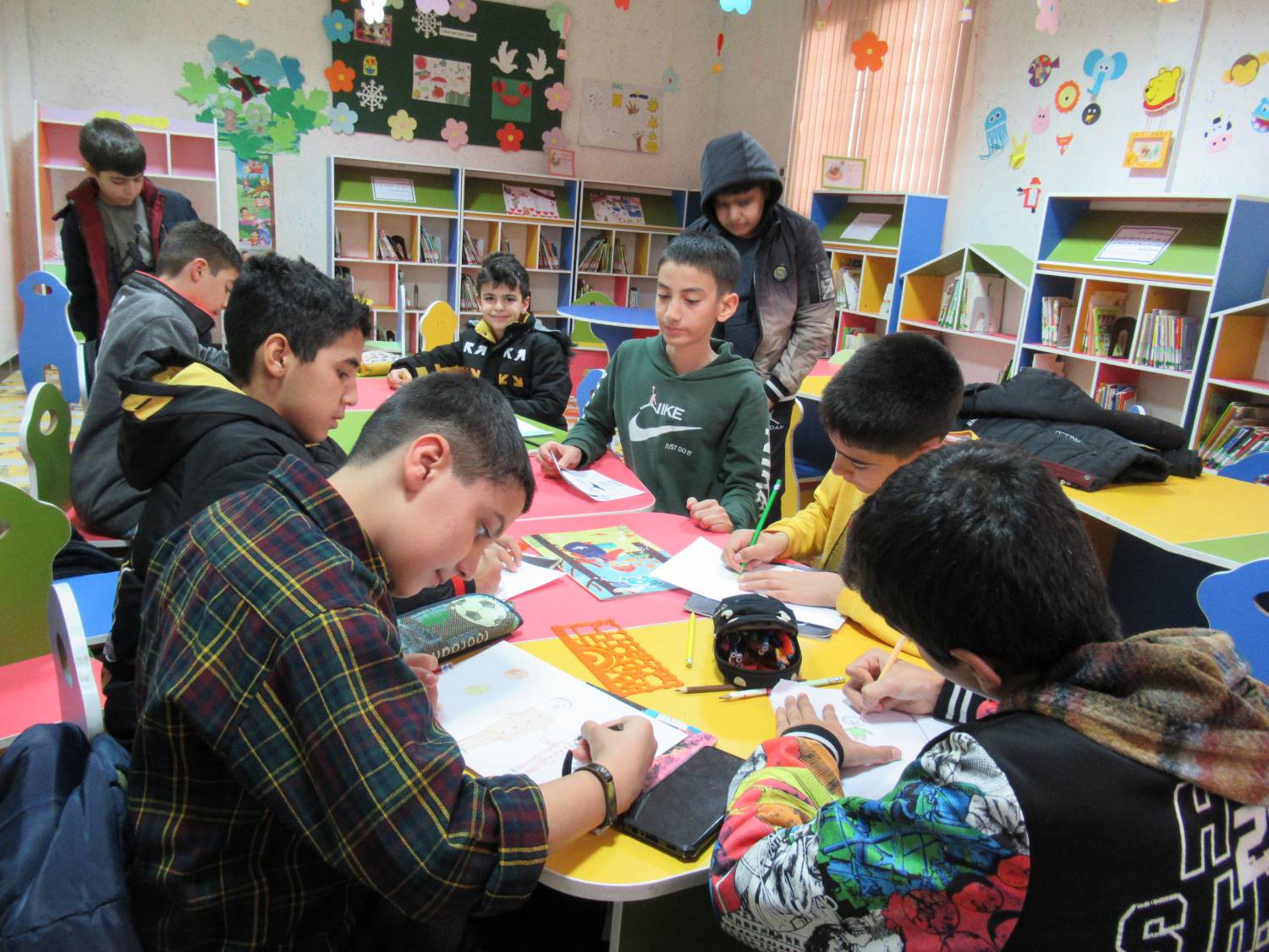 کتابخانه ایدهآل خانه دوم بچهها است