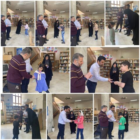 جمع خوانی شاهنامه فردوسی در کتابخانه عمومی شهر ماسوله