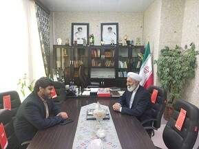 دیدار مجتبی طالبی با مدیرکل کتابخانه ها