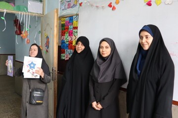 تبلیغ و اطلاع رسانی جشنواره کتابخوانی رضوی در مدارس شهر قزوین