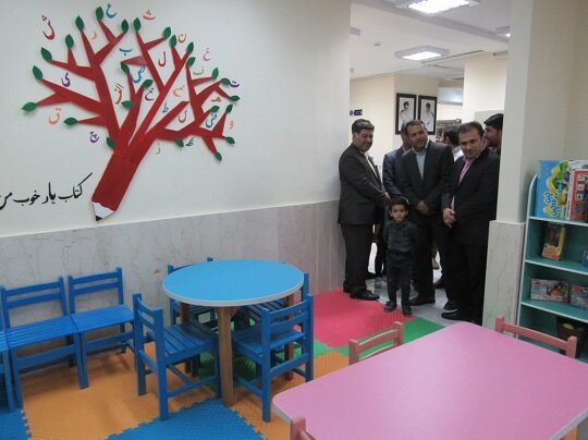 ساختمان جدید کتابخانه ولیعصر(عج) شهر باباحیدر افتتاح شد