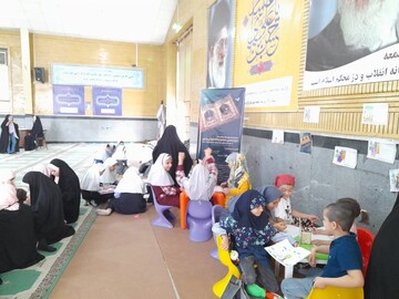 ایستگاه نقاشی رضوی در مصلی فردیس