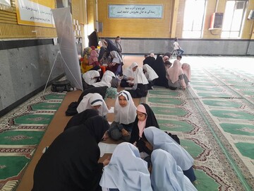 ایستگاه نقاشی رضوی در مصلی فردیس