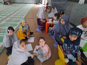 ایستگاه نقاشی رضوی در مصلی فردیس