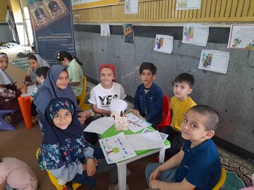 ایستگاه نقاشی رضوی در مصلی فردیس