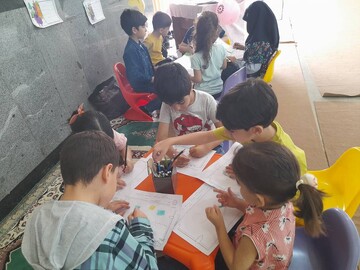 ایستگاه نقاشی رضوی در مصلی فردیس