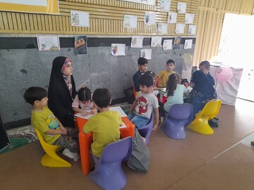 ایستگاه نقاشی رضوی در مصلی فردیس