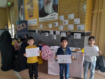 ایستگاه نقاشی رضوی در مصلی فردیس