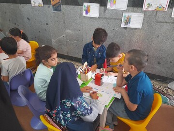 ایستگاه نقاشی رضوی در مصلی فردیس