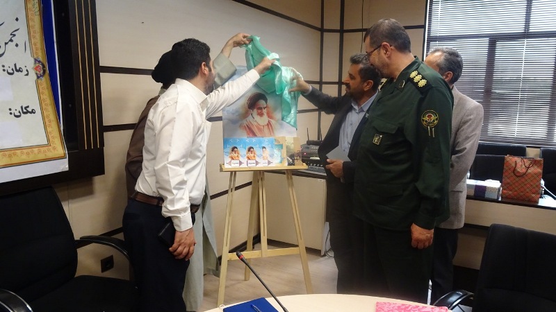 آیین رونمایی از کتاب «نهضت پایدار» نوشته حسن معینیان در شهرستان گرمسار