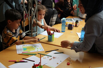 ایستگاه کتابخوانی «شمیم عطر رضوی» در شهر اراک