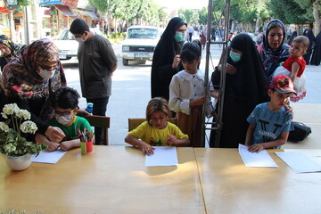 ایستگاه کتابخوانی «شمیم عطر رضوی» در شهر اراک