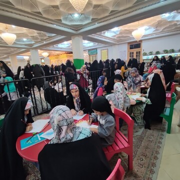 حضور کتابداران قم در حرم مطهر حضرت معصومه(س)