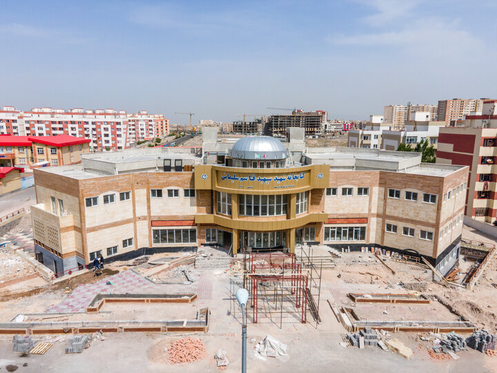 بزرگترین کتابخانه استاندارد آذربایجان شرقی در آستانه بهرهبرداری در شهر جدید سهند