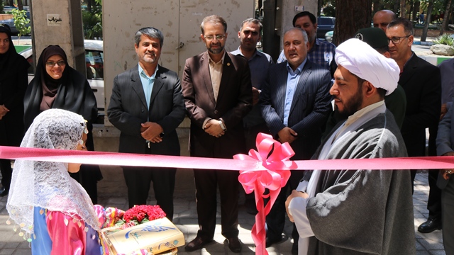 کتابخانه عمومی آیت اله فیض سرخهای بازگشایی شد