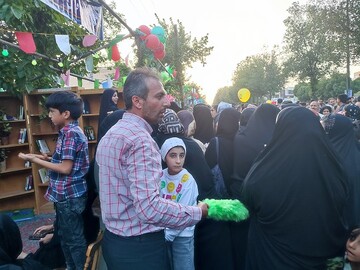 موکب کتابخانه های عمومی استان چهارمحال و بختیاری در مهمانی بزرگ غدیر شهرکرد