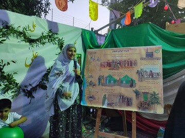 موکب کتابخانه های عمومی استان چهارمحال و بختیاری در مهمانی بزرگ غدیر شهرکرد