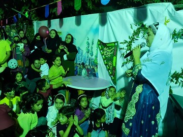 موکب کتابخانه های عمومی استان چهارمحال و بختیاری در مهمانی بزرگ غدیر شهرکرد