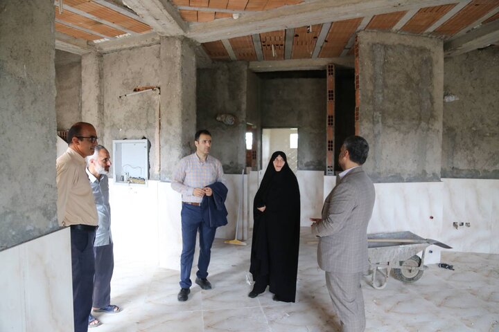 بازدید مدیرکل کتابخانه‌های مازندران از کتابخانه‌ی عمومی آیت‌الله روحانی و پروژه‌های کتابخانه‌ای نیمه‌تمام