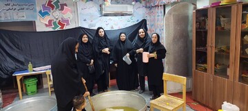 برپایی ایستگاه صلواتی در کتابخانه عمومی آیت الله کفعمی