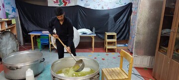 برپایی ایستگاه صلواتی در کتابخانه عمومی آیت الله کفعمی